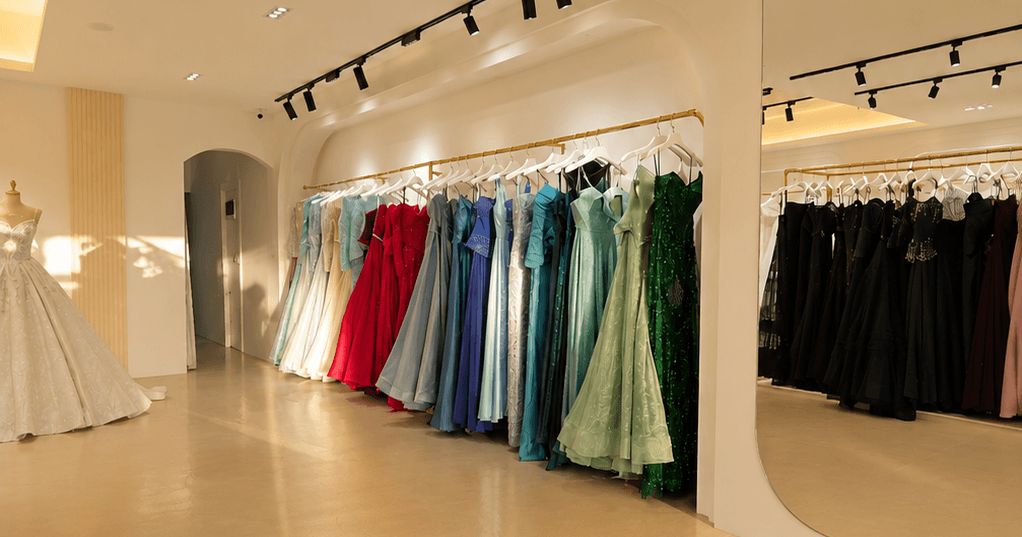 dress rental process at The Four Vows, Baabda, Lebanon